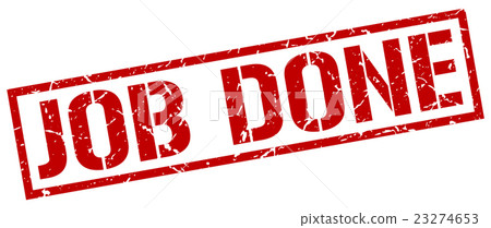 job done red grunge square vintage rubber stamp job done red grunge square vintage rubber stamp 23274653