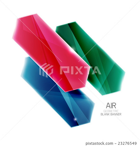 Blank colorful glossy arrow stripes for text 23276549