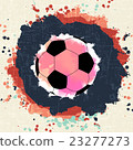 Soccer Championship. on watercolor background 23277273