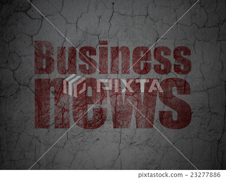 News concept: Business News on grunge wall News concept: Business News on grunge wall 23277886
