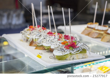 Pintxos or tapas 23277917