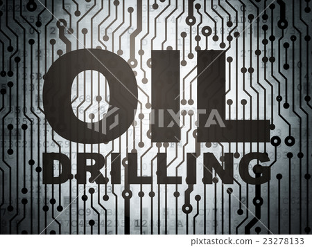 Manufacuring concept: circuit board with Oil 23278133