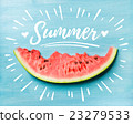 Summer concept illustration. Slice of watermelon 23279533