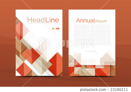 Geometric shapes design a4 cover 23280211