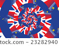 Flags of the United Kingdom and the European Union 23282940