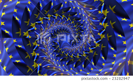 European union flag. Droste Effect. 23282947