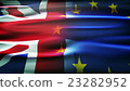 Flags of the United Kingdom and the European Union 23282952