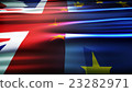 Flags of the United Kingdom and the European Union 23282971