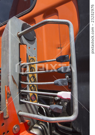 Mechanical levers of switching on control panel 23282976