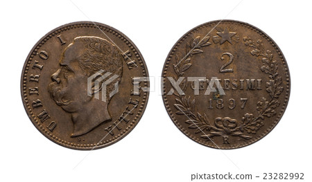 King Umberto I Kingdom of Italy 2 cent Lire copper 23282992