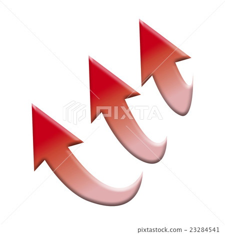 箭頭紅色立體聲 23284541