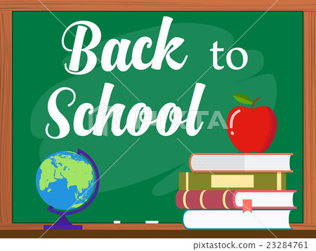 Vector blackboard and back to school concept Vector blackboard and back to school concept 23284761
