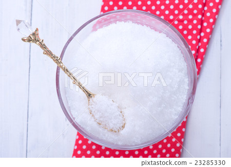white sugar in glass bank white sugar in glass bank 23285330