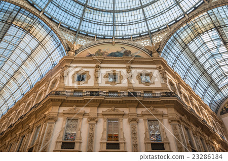 Ceiling of Galleria Vittorio Emanuele II in Milan Ceiling of Galleria Vittorio Emanuele II in Milan 23286184