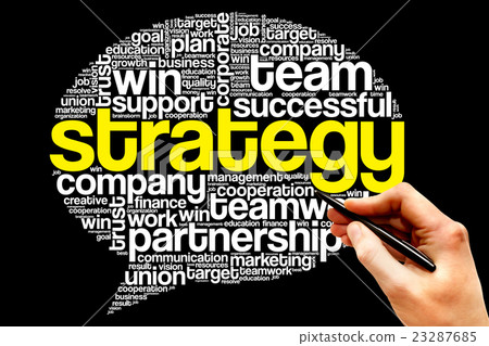 Strategy Think Bubble 23287685