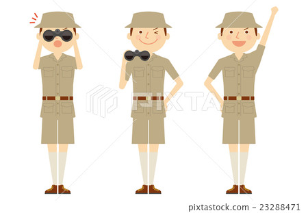 Adventurer Men Set Working people illustration Adventurer Men Set Working people illustration 23288471