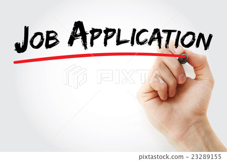 Hand writing Job Application Hand writing Job Application 23289155
