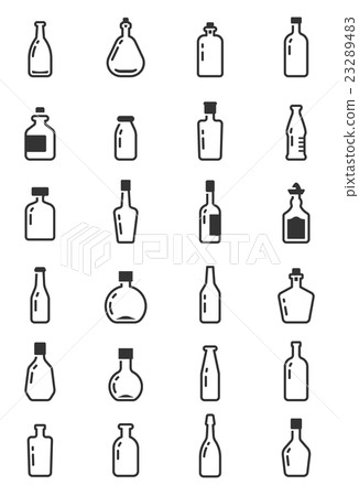 Bottle Vector Line Icon Set Bottle Vector Line Icon Set 23289483