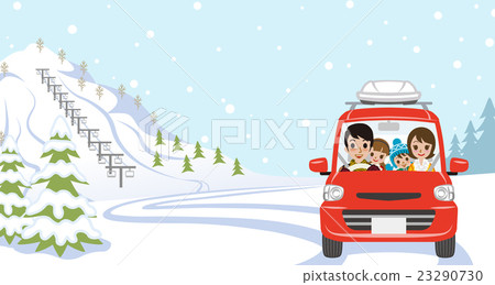 冬季開車4人家庭陣線 23290730