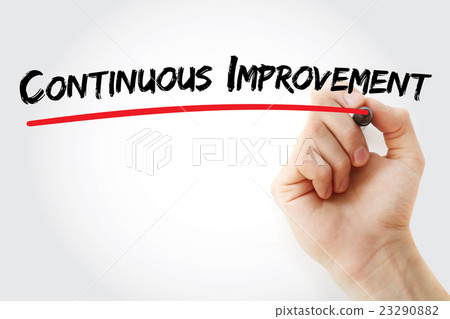 Hand writing Continuous Improvement Hand writing Continuous Improvement 23290882