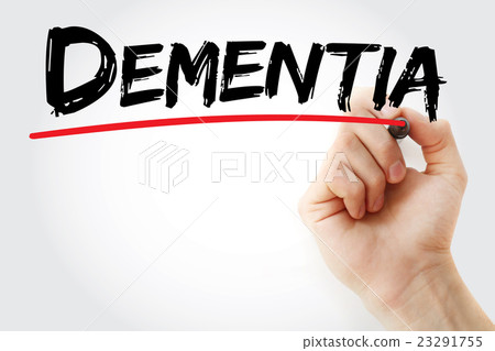 Hand writing Dementia with marker Hand writing Dementia with marker 23291755