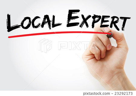 Hand writing Local Expert with marker 23292173