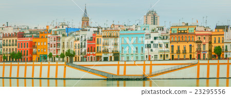 Seville cityscape with historical buildings, Spain 23295556