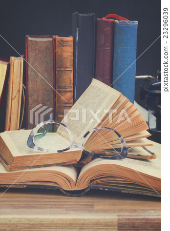 Books and typewriter Books and typewriter 23296039
