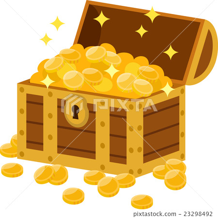 The gold covered from the treasure box 23298492