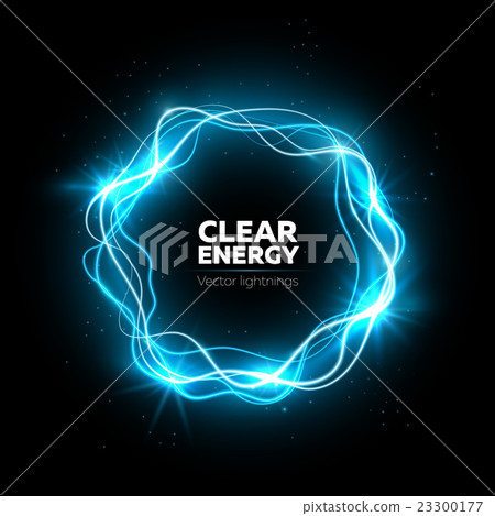 Lightning vector frame 23300177