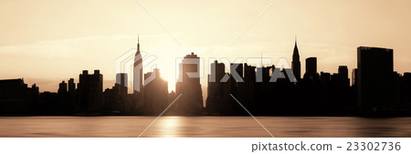 New York City silhouette 23302736
