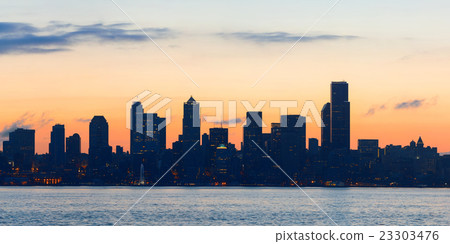 Seattle sunrise 23303476