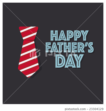 Happy fathers day card design with Big Tie Happy fathers day card design with Big Tie 23304129