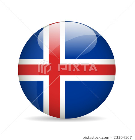 Flag of Iceland. Vector illustration. Flag of Iceland. Vector illustration. 23304167