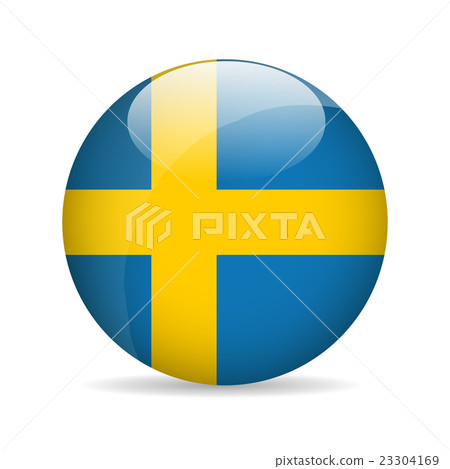 Flag of Sweden. Vector illustration. 23304169