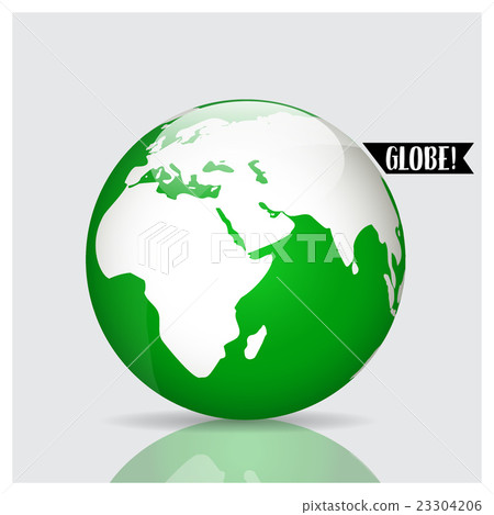 Modern Globe, vector illustration. Modern Globe, vector illustration. 23304206