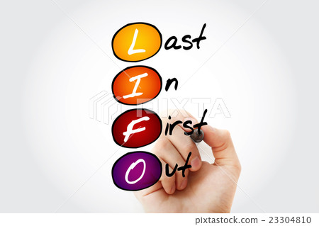 LIFO Last In First Out with marker LIFO Last In First Out with marker 23304810