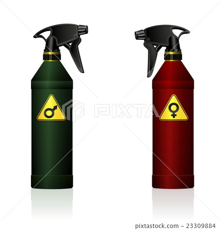 Gender Fight Male Female Spray Bottle 23309884