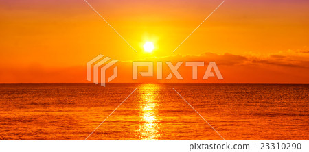 Ocean and sunset 23310290