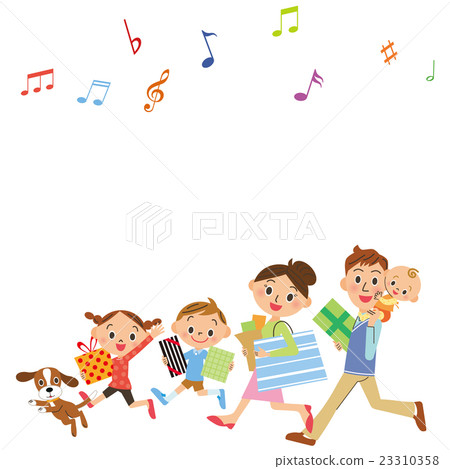 Shopping with parents and children 23310358