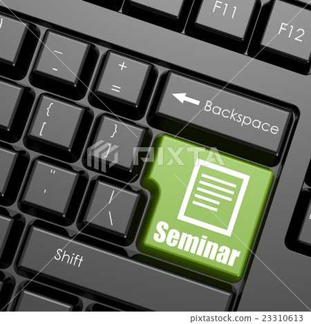 Computer keyboard with word seminar Computer keyboard with word seminar 23310613