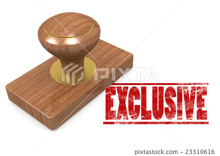 Red exclusive wooded seal stamp Red exclusive wooded seal stamp 23310616