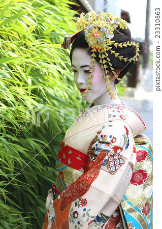 A woman in a maiko figure 23310863