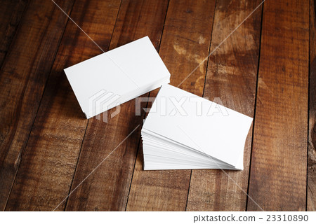 Blank business cards Blank business cards 23310890