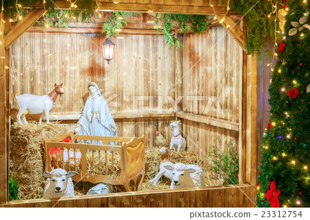 Christmas nativity scene. 23312754