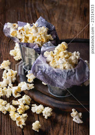 Prepared salted popcorn Prepared salted popcorn 23314333