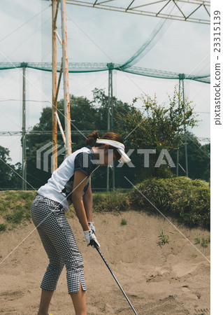 golf, golfing, bunker 23315139