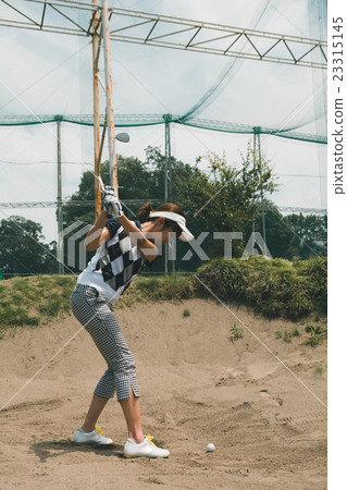 golf, golfing, bunker 23315145