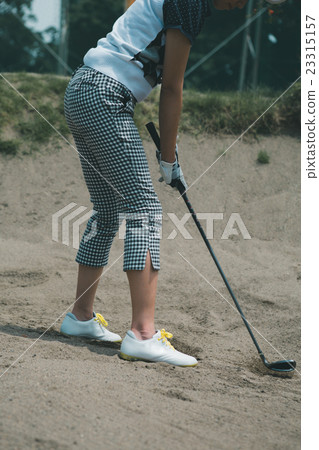 golf, golfing, bunker 23315157