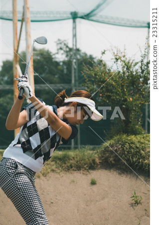 golf, golfing, bunker 23315211